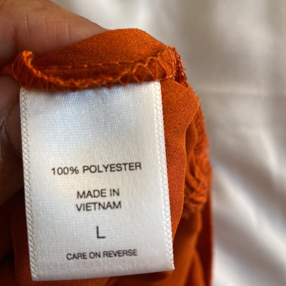 Sleeveless orange top - Picture 4 of 7